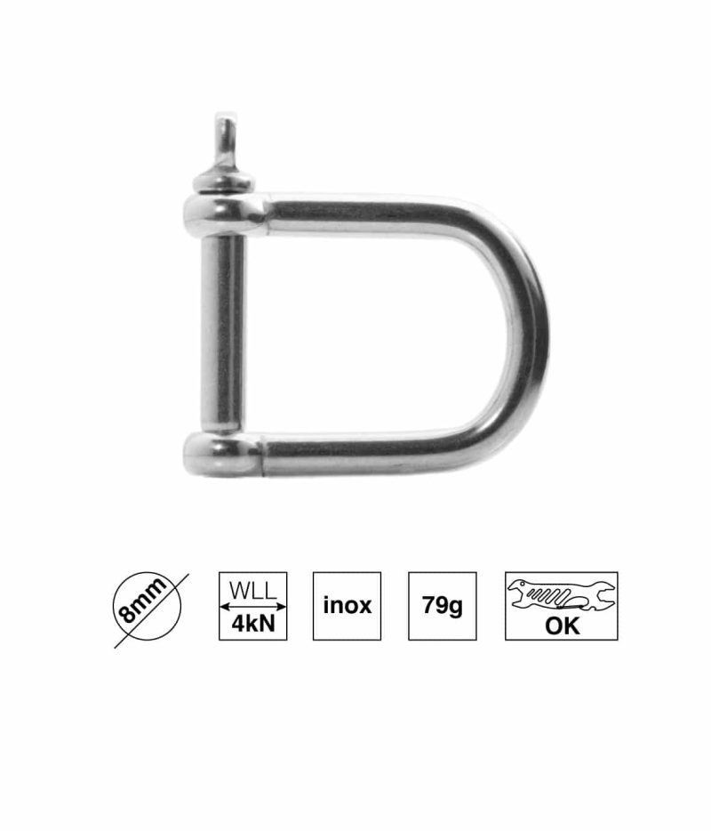 8mm d shackle