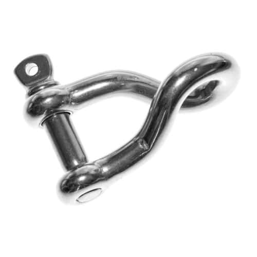 twisted shackle for rigging