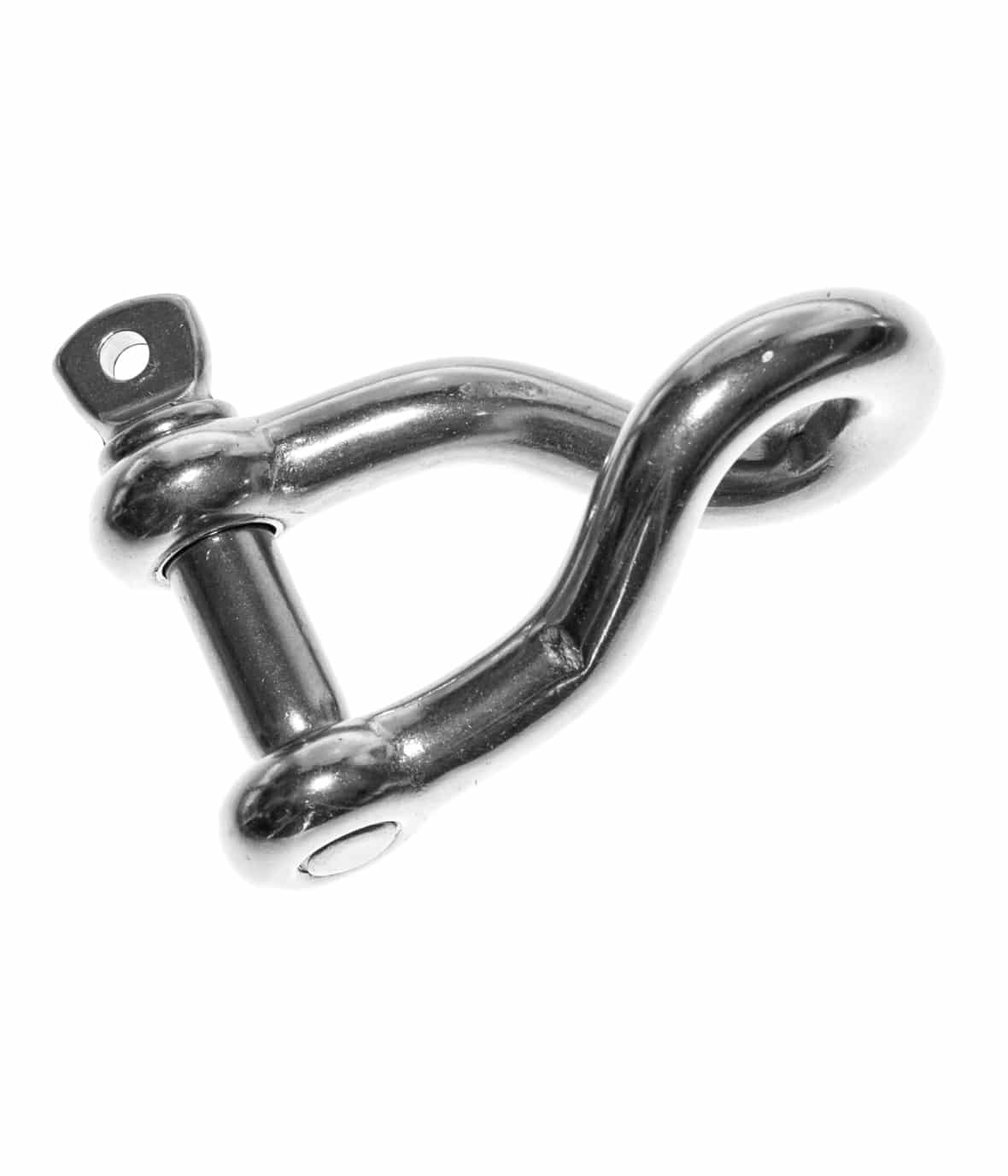 twisted shackle for rigging