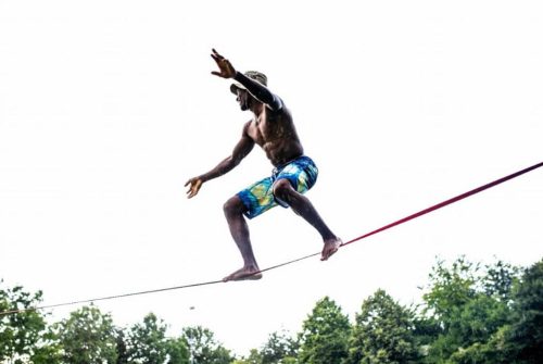 Ground Slacklining Slacklining: What is it? Discover 8 disciplines and variations