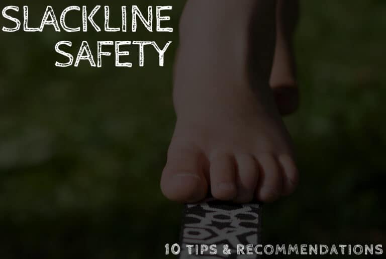 slackline safety and good practices