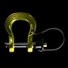 kingpin aluminum shackle highlining slackline - EN362