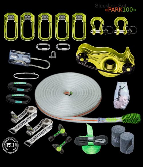 park100 100m slackline set longline